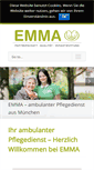 Mobile Screenshot of emmapflegedienst.de